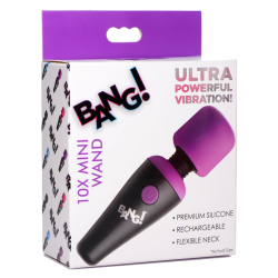 10X Ultra Powerful Silicone Mini Wand (Purple)