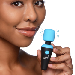 10X Ultra Powerful Silicone Mini Wand (Blue)