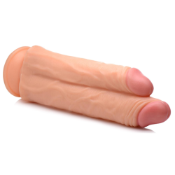 Double Stuffer 10 Inch Dildo - Light