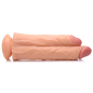 Double Stuffer 10 Inch Dildo - Light