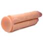 Double Stuffer 10 Inch Dildo - Light