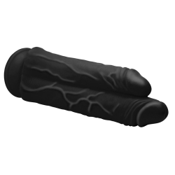 Double Stuffer 10 Inch Dildo - Dark