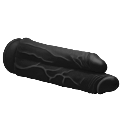 Double Stuffer 10 Inch Dildo - Dark