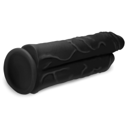 Double Stuffer 10 Inch Dildo - Dark