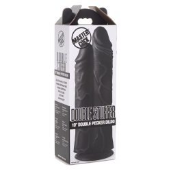 Double Stuffer 10 Inch Dildo - Dark