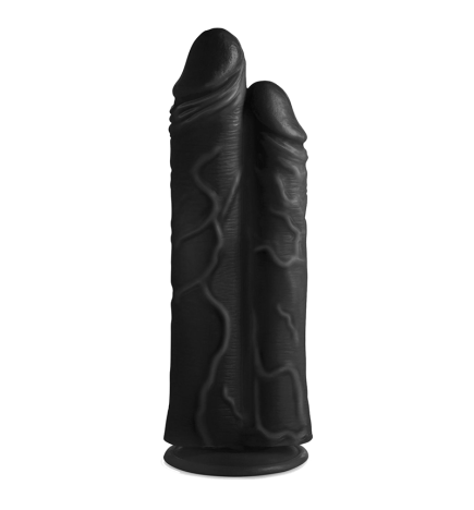 Double Stuffer 10 Inch Dildo - Dark