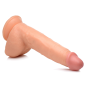 Beefy Brad 9 inch Dildo with Balls - Light