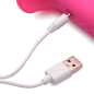 10X Squeezable Vibrating Dildo (Pink)