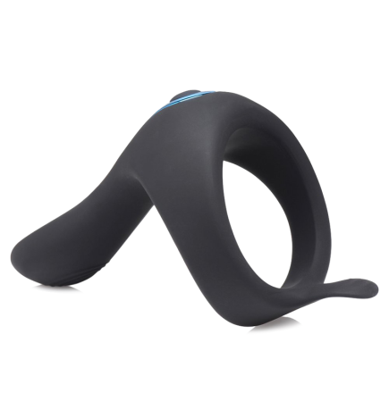 Power Taint 7X Silicone Cock and Ball Ring with Remote