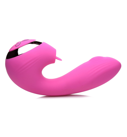 10X Licking G-Throb Rechargeable Silicone Vibrator