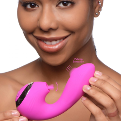 10X Licking G-Throb Rechargeable Silicone Vibrator