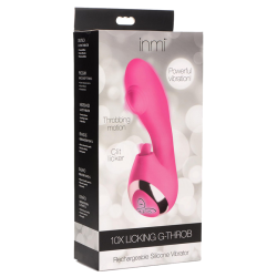 10X Licking G-Throb Rechargeable Silicone Vibrator