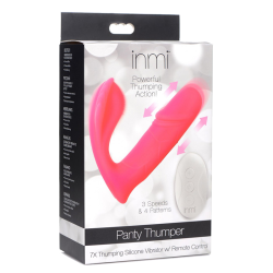 Panty Thumper 7X Thumping Silicone Vibrator with Remote