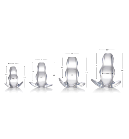 Clear View Hollow Anal Plug