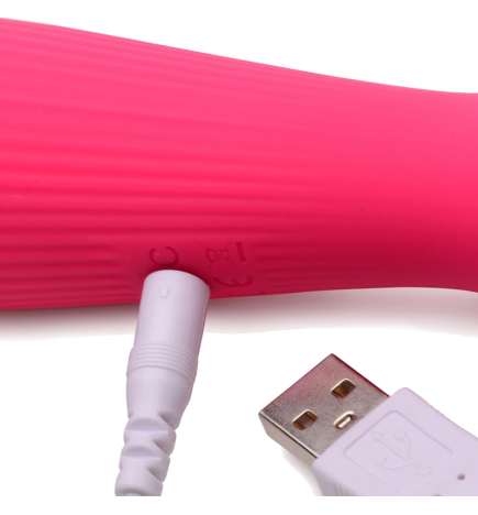 10X Silicone Wand Massager - Magenta