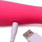10X Silicone Wand Massager - Magenta