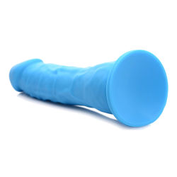 7 Inch Silicone Dildo - Berry
