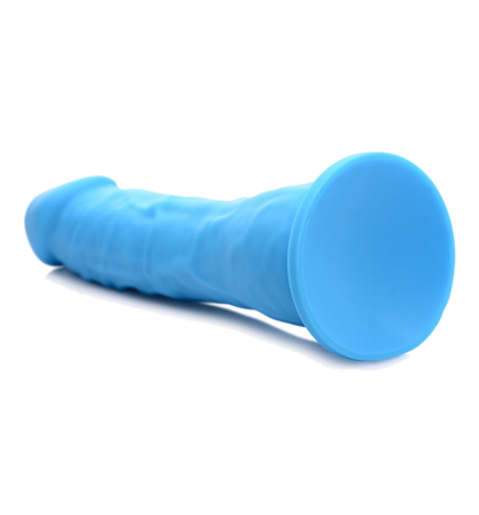7 Inch Silicone Dildo - Berry