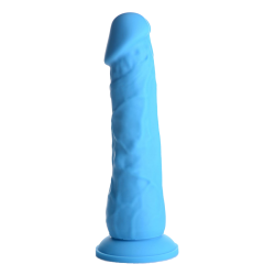 7 Inch Silicone Dildo - Berry