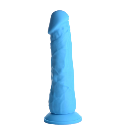 7 Inch Silicone Dildo - Berry