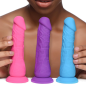 7 Inch Silicone Dildo - Berry