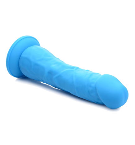 7 Inch Silicone Dildo - Berry