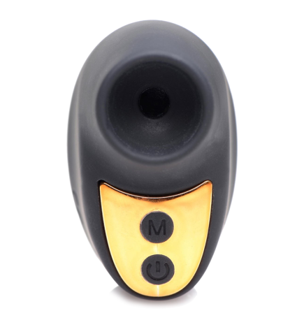 12X Mini Silicone Clit Stimulator - Black
