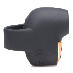 12X Mini Silicone Clit Stimulator - Black