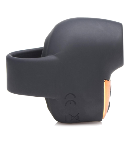 12X Mini Silicone Clit Stimulator - Black