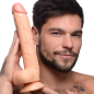 Long Logan 10 Inch Dildo with Balls - Light