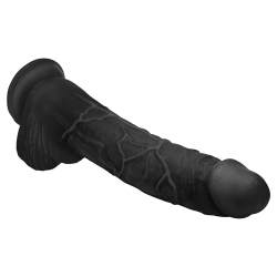 Hung Harry 11.75 Inch Dildo with Balls - Black