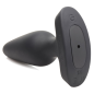 28X Laser Heart Silicone Anal Plug with Remote