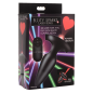 28X Laser Heart Silicone Anal Plug with Remote