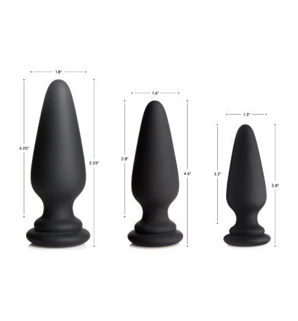 Interchangeable Silicone Anal Plug