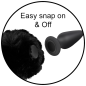 Interchangeable Bunny Tail Anal Plug (3 Colors)