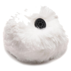 Interchangeable Vibrating Bunny Tail Anal Plug (3 Colors)