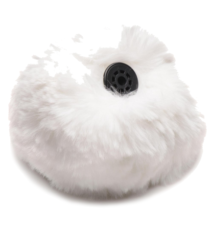 Interchangeable Vibrating Bunny Tail Anal Plug (3 Colors)