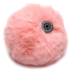 Interchangeable Vibrating Bunny Tail Anal Plug (3 Colors)