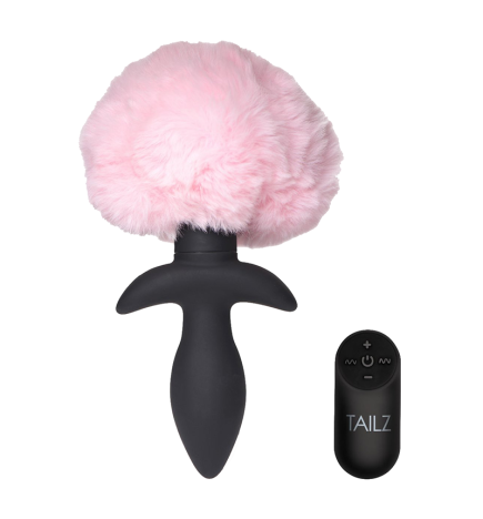 Remote Control Wagging Bunny Tail Anal Plug