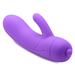 7X Lil Smoothie Mini Silicone Rabbit Vibe - Violet