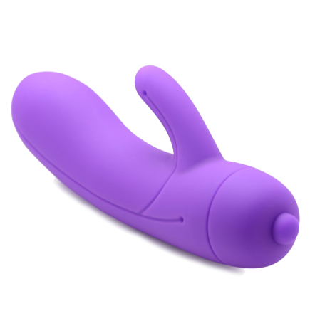 7X Lil Smoothie Mini Silicone Rabbit Vibe - Violet