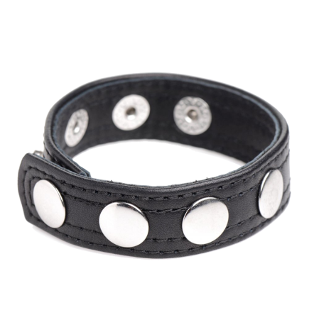 Leather Speed Snap Cock Ring