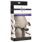 28X Double Diva 2 Inch Double Dildo with Harness - Black