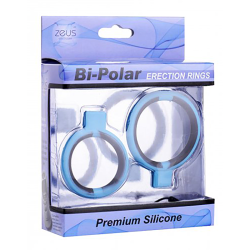 Zeus Bi-Polar Silicone Cock Ring Set