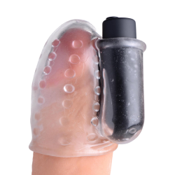 28X Rechargeable Penis Head Teaser with Remote Control