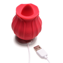 Bloomgasm Wild Violet 10X Silicone Clit Licking Stimulator