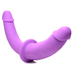 Silicone Double Dildo with Harness