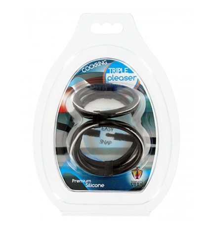 Easy Release Tri Cock & Ball Ring