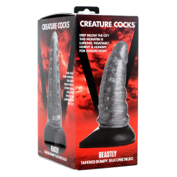 Beastly Tapered Bumpy Dildo