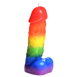 Dark Pecker Dick Drip Candle - Rainbow